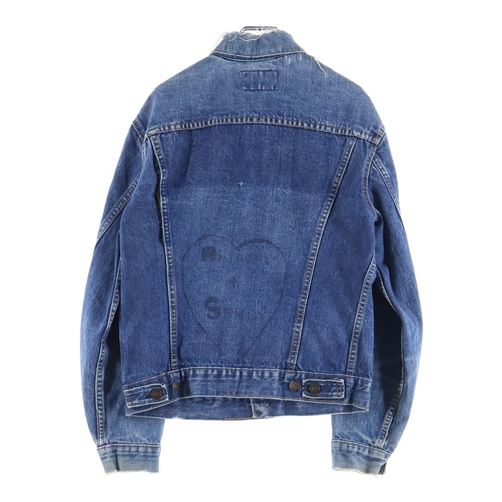 Levi's(リーバイス) 70S VINTAGE 70505 4th BIG E 不均等V ボタン裏刻印525 小パッチ ヴィンテージ デニムトラッカージャケット インディゴ