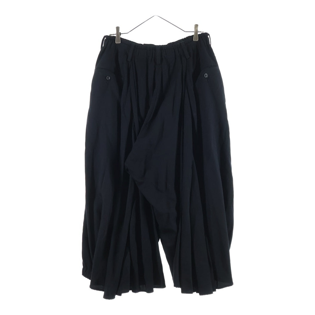BLACK Scandal Yohji Yamamoto(ブラックスキャンダルヨウジヤマモト) 19AW CROW PANTS テンセル カラス ロングパンツ ブラック HC-P79-223