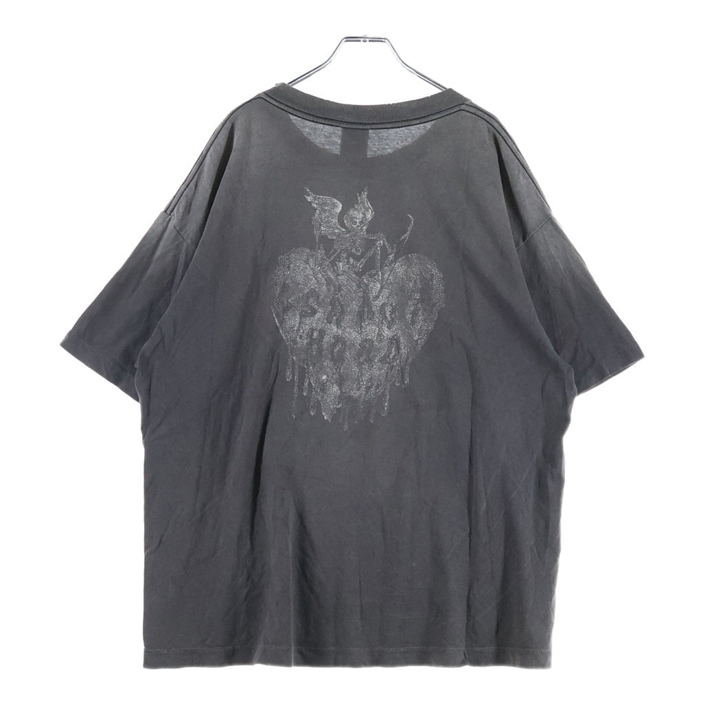 SAINT MICHAEL(セントマイケル) 25SS ×NEIGHBORHOOD STHD. FEARLESS SS TEE ネイバーフッド 両面プリント 半袖Tシャツ カットソー ブラック SM-HR8-0000-C70