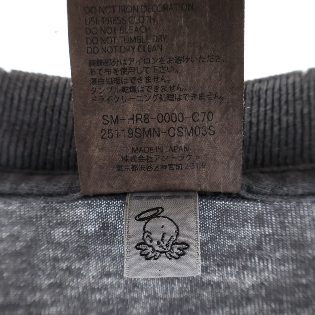 SAINT MICHAEL(セントマイケル) 25SS ×NEIGHBORHOOD STHD. FEARLESS SS TEE ネイバーフッド 両面プリント 半袖Tシャツ カットソー ブラック SM-HR8-0000-C70