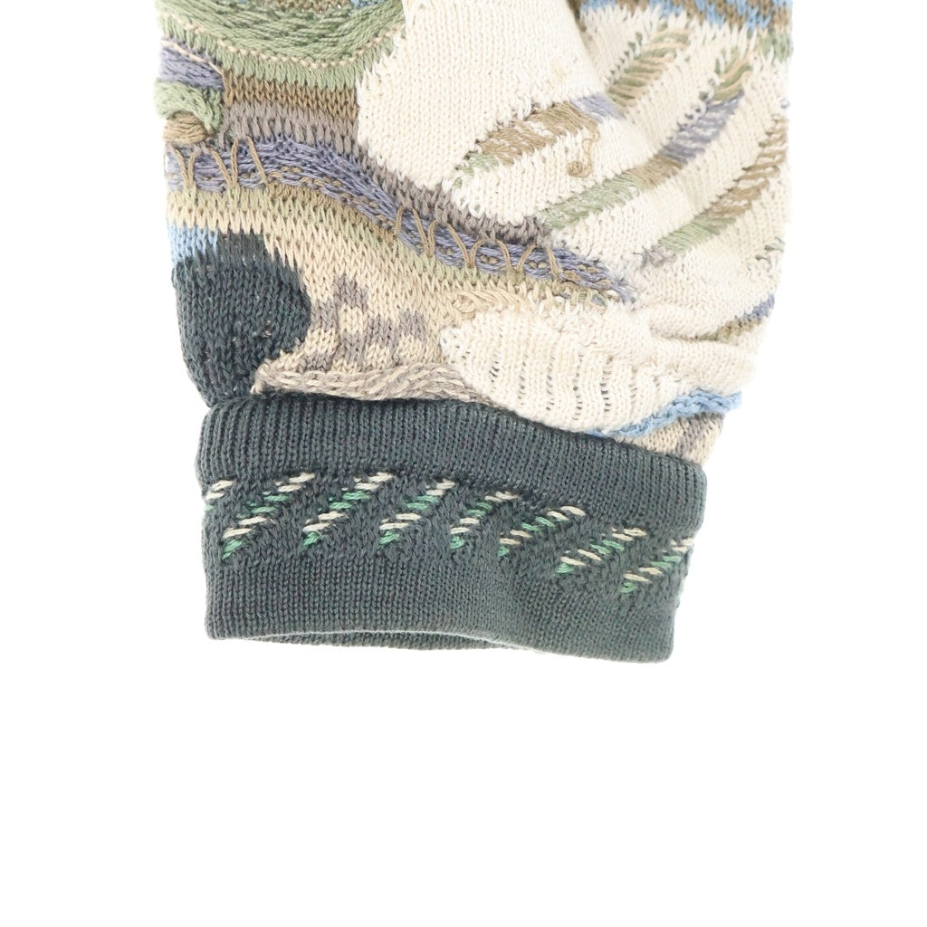 COOGI(クージー) 3D Knit 3Dニット コットン クルーネック ニット セーター マルチ