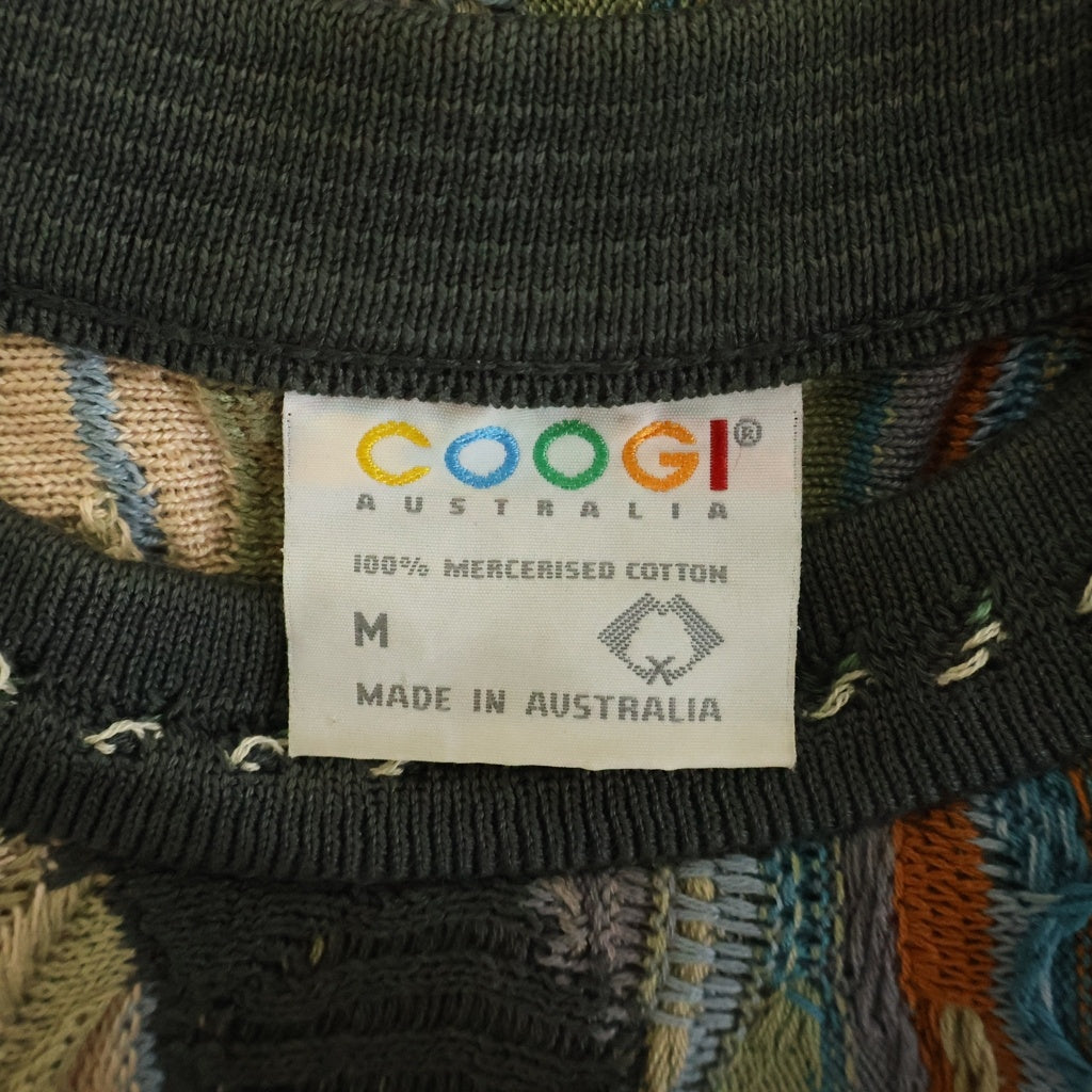 COOGI(クージー) 3D Knit 3Dニット コットン クルーネック ニット セーター マルチ