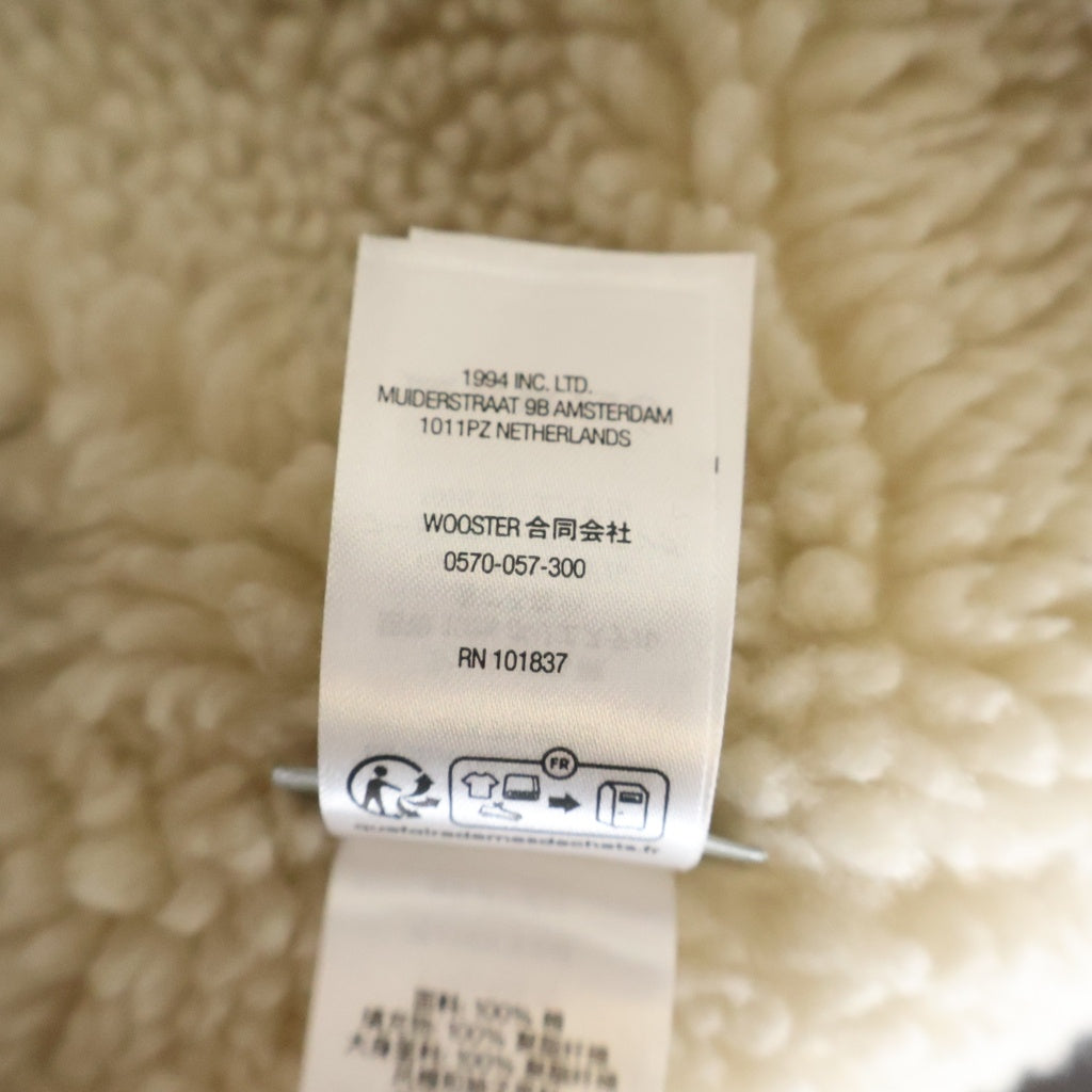 SUPREME(シュプリーム) 24AW Faux Shearling Lined Bomber Jacket フェイク シアリング ラインド 裏地ボア ボンバージャケット ホワイト