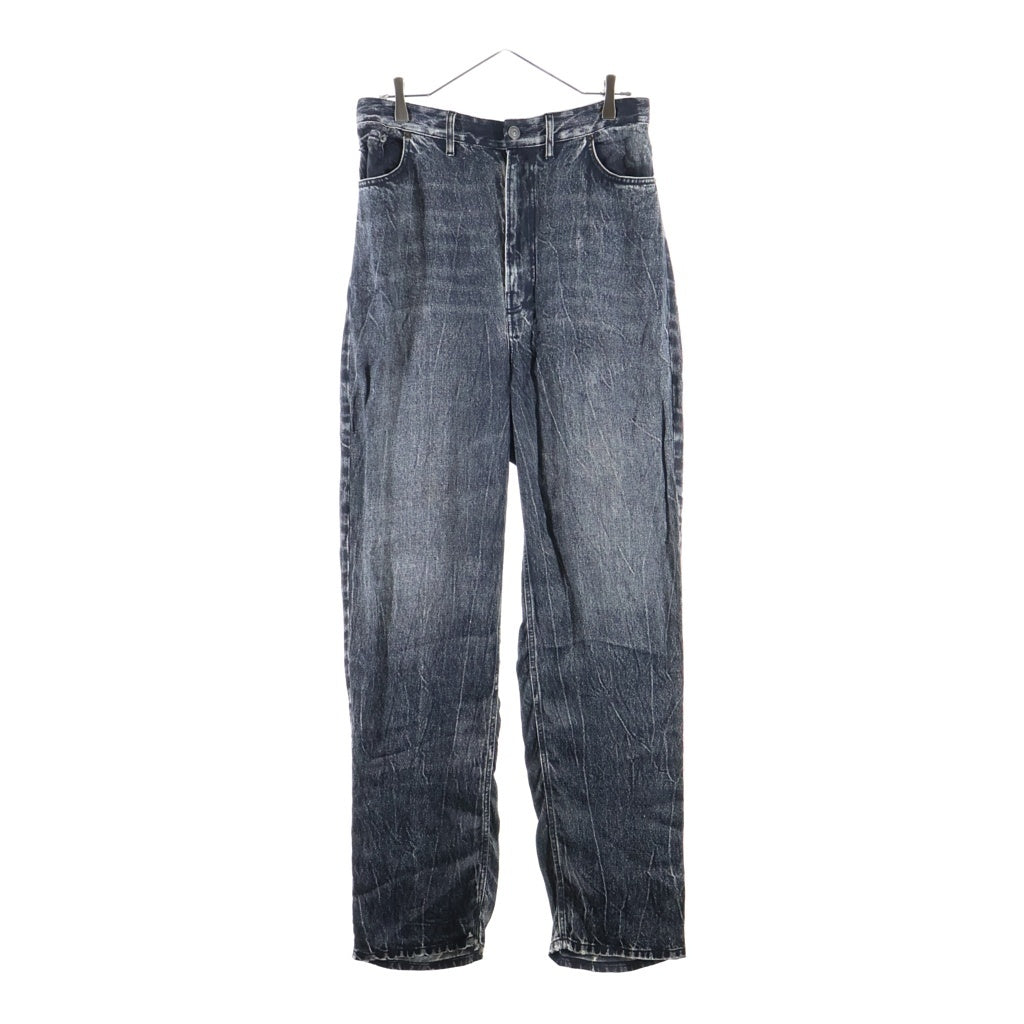 BALENCIAGA(バレンシアガ) 20SS デニム転写プリント トロンプルイユパンツ グレー 621559 TIW57