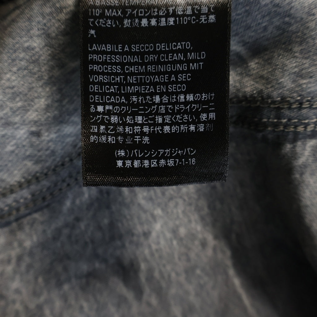 BALENCIAGA(バレンシアガ) 20SS デニム転写プリント トロンプルイユパンツ グレー 621559 TIW57