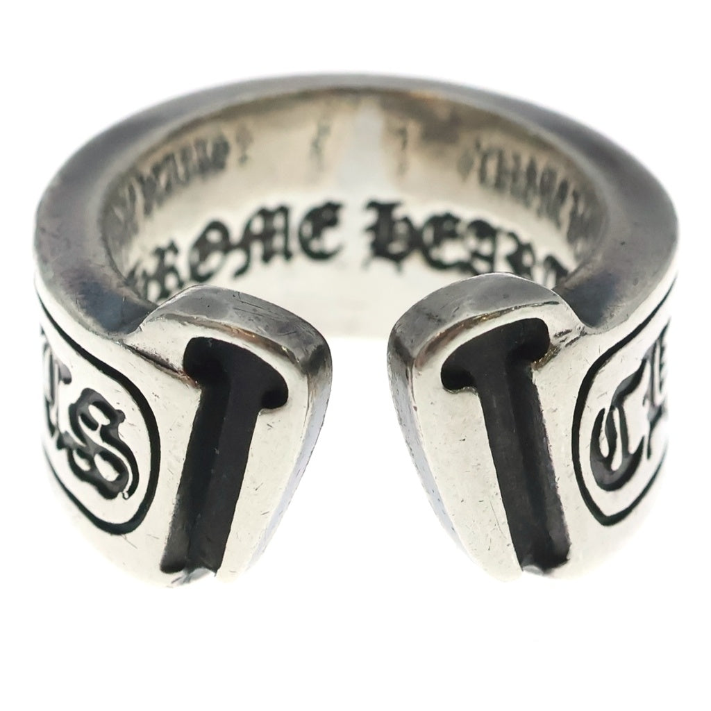 CHROME HEARTS(クロムハーツ) LG SCROLL LABEL ラージスクロールラベル リング シルバーBCA383