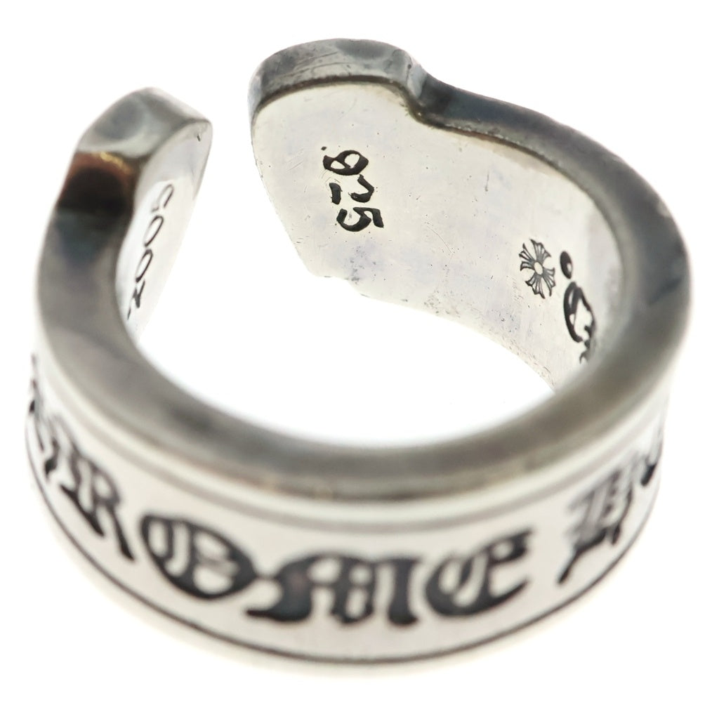 CHROME HEARTS(クロムハーツ) LG SCROLL LABEL ラージスクロールラベル リング シルバーBCA383