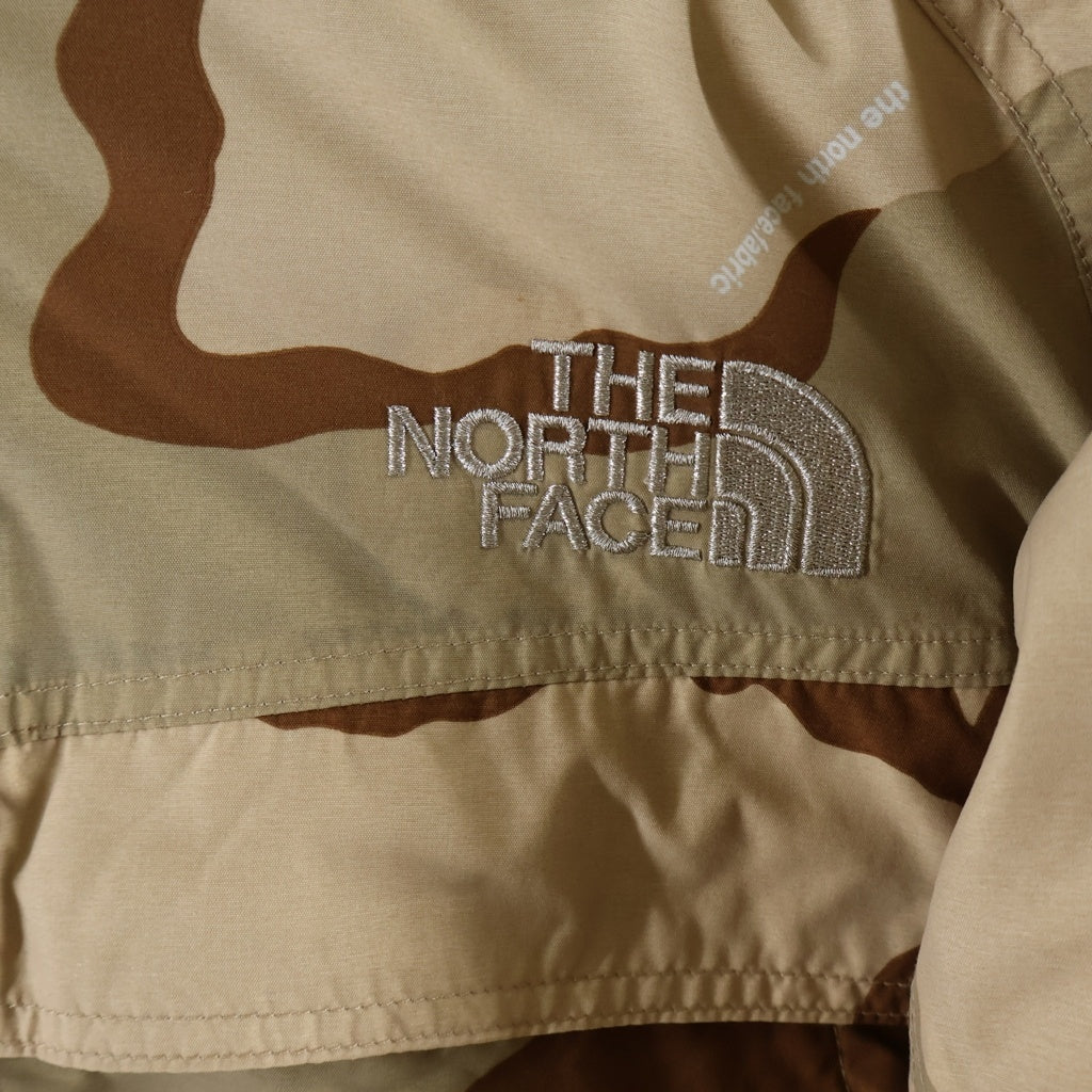 THE NORTH FACE(ザノースフェイス) 02AW カモフラ柄 ファー付き フーディー マクマードパーカー ダウンジャケット ベージュ/ブラウン ND00357
