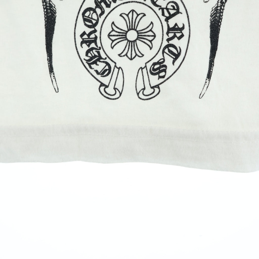 CHROME HEARTS(クロムハーツ) FOTI フォティ マハリアプリント 半袖Tシャツ カットソー ホワイト