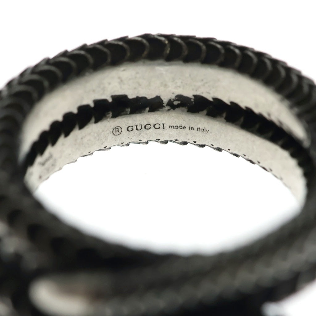 GUCCI(グッチ) Garden Snake Ring ガーデンスネーク リング 指輪 シルバー
