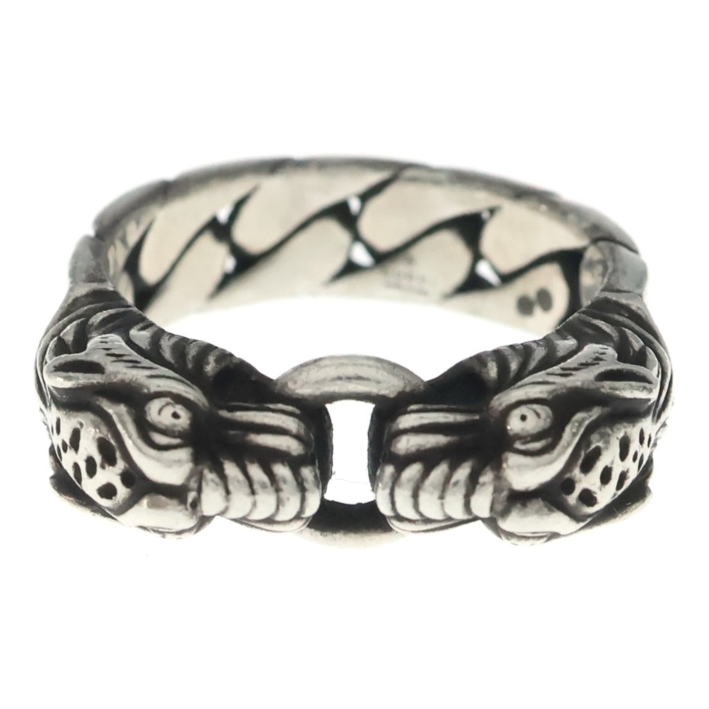 GUCCI(グッチ) Tiger Head タイガーヘッド リング 指輪 シルバー