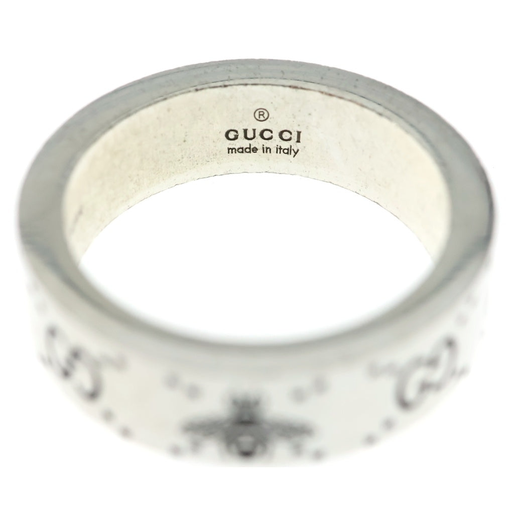 GUCCI(グッチ) GG&ビー エングレービングリング 指輪 シルバー