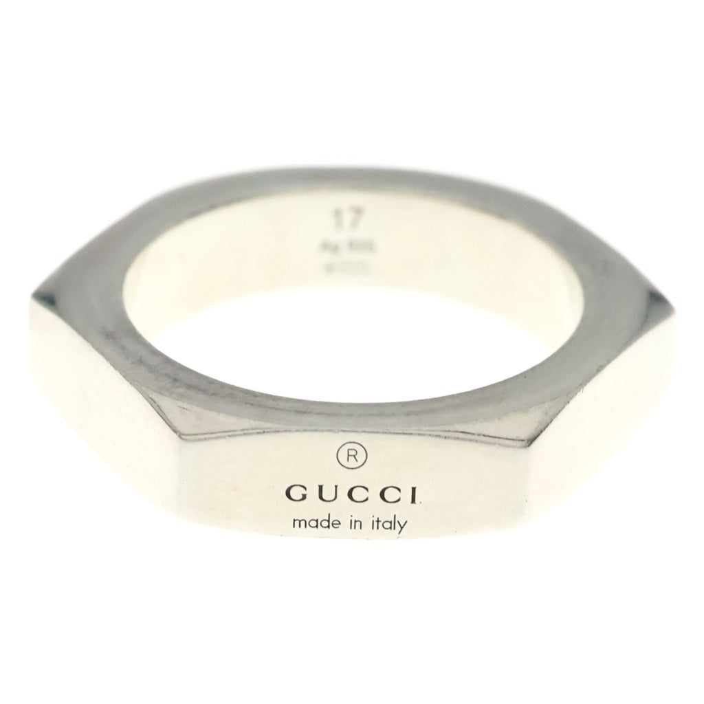 GUCCI(グッチ) Trade Mark Hexagon トレードマーク ヘキサゴン リング 指輪 シルバー