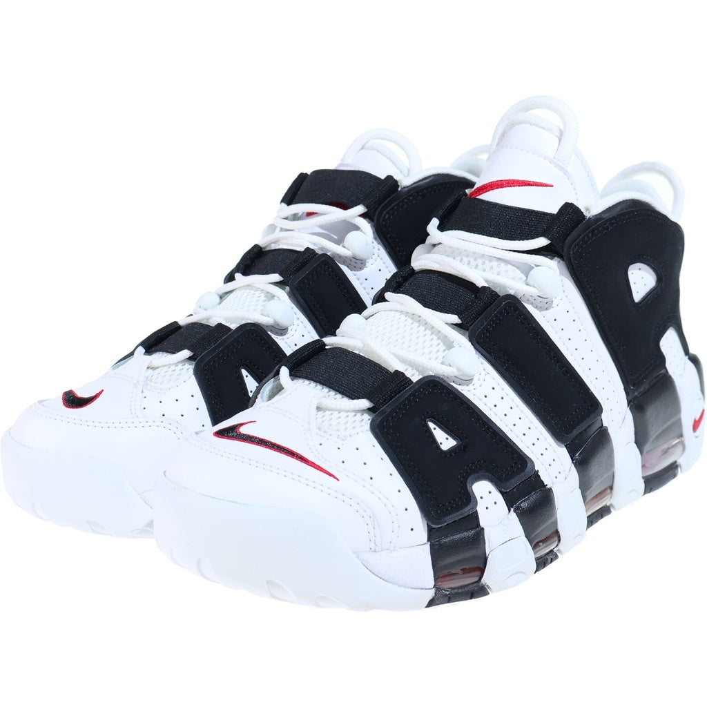 NIKE(ナイキ) AIR MORE UPTEMPO 414962-105 エア モア アップテンポ ハイカットスニーカー ホワイト/ブラック US9.5/27.5cm