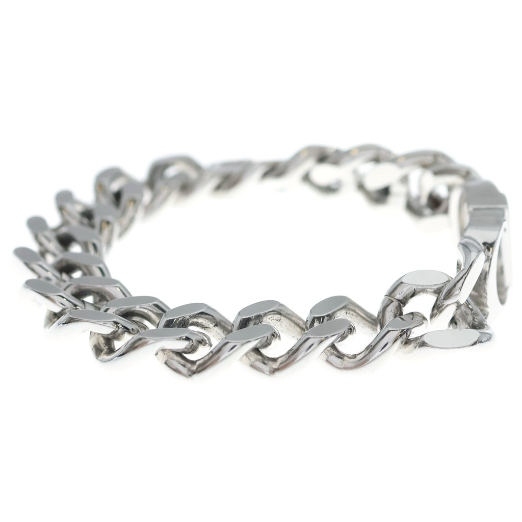 DIOR(ディオール) CD ICON CHAIN BRACELET CDアイコン 真鍮 チェーンブレスレット シルバー レディース