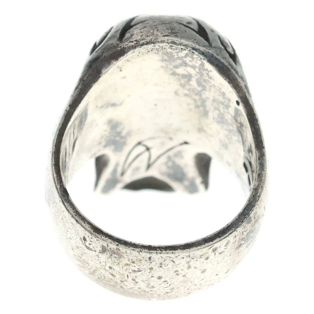 CRAZY PIG(クレイジーピッグ) TRIBAL SKULL RING トライバル スカルリング 指輪 シルバー