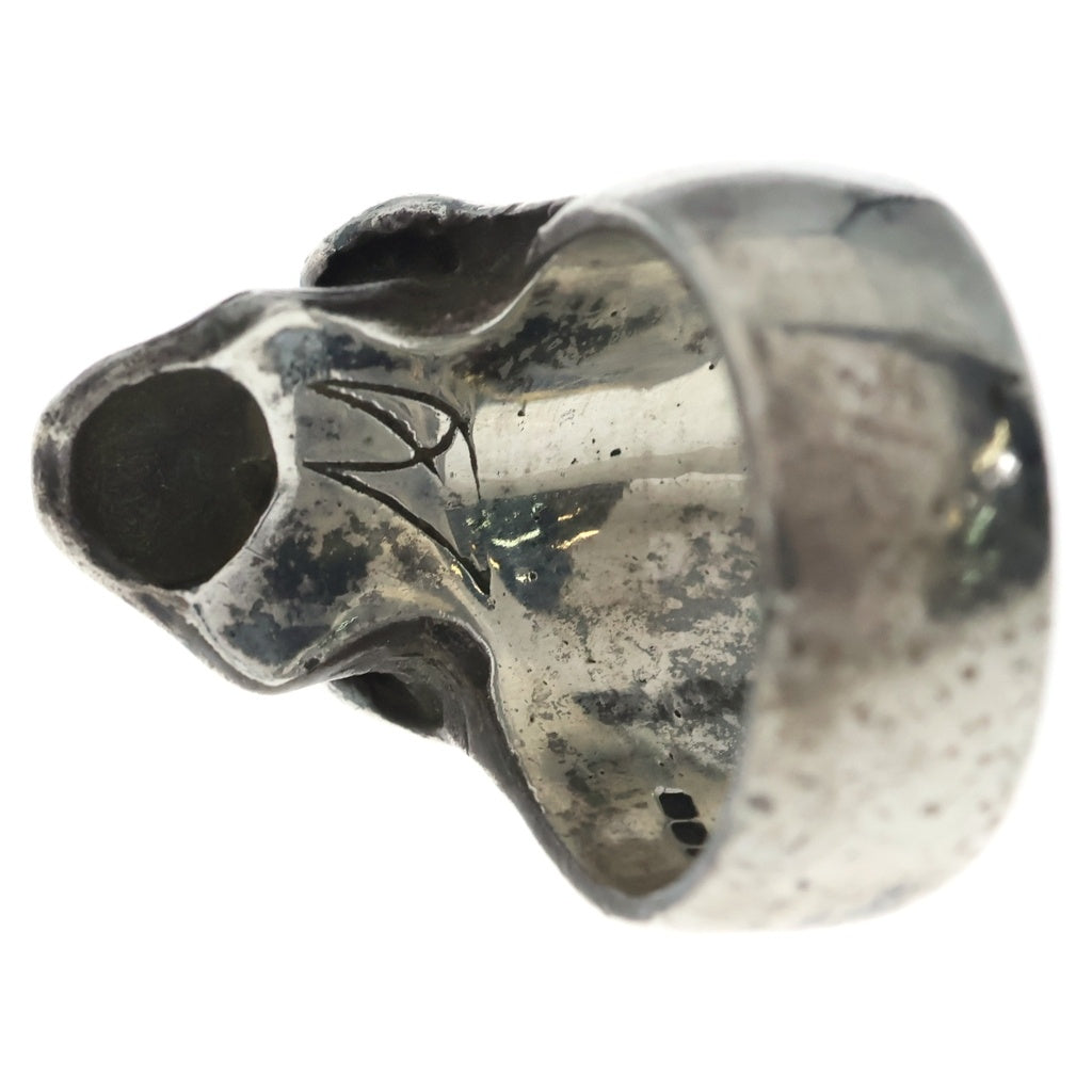 CRAZY PIG(クレイジーピッグ) TRIBAL SKULL RING トライバル スカルリング 指輪 シルバー