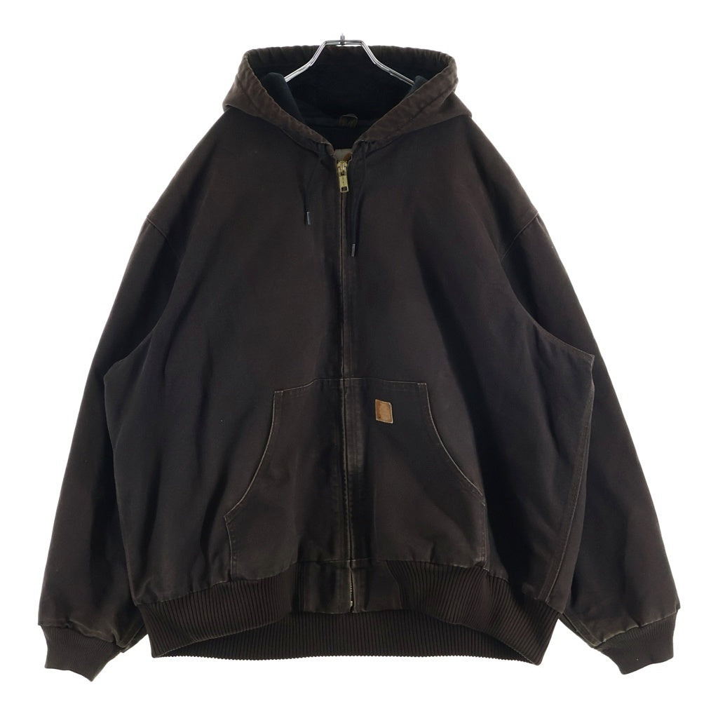 CARHARTT(カーハート) Active Jacket ジップアップ アクティブジャケット ダークブラウン J130 DKB