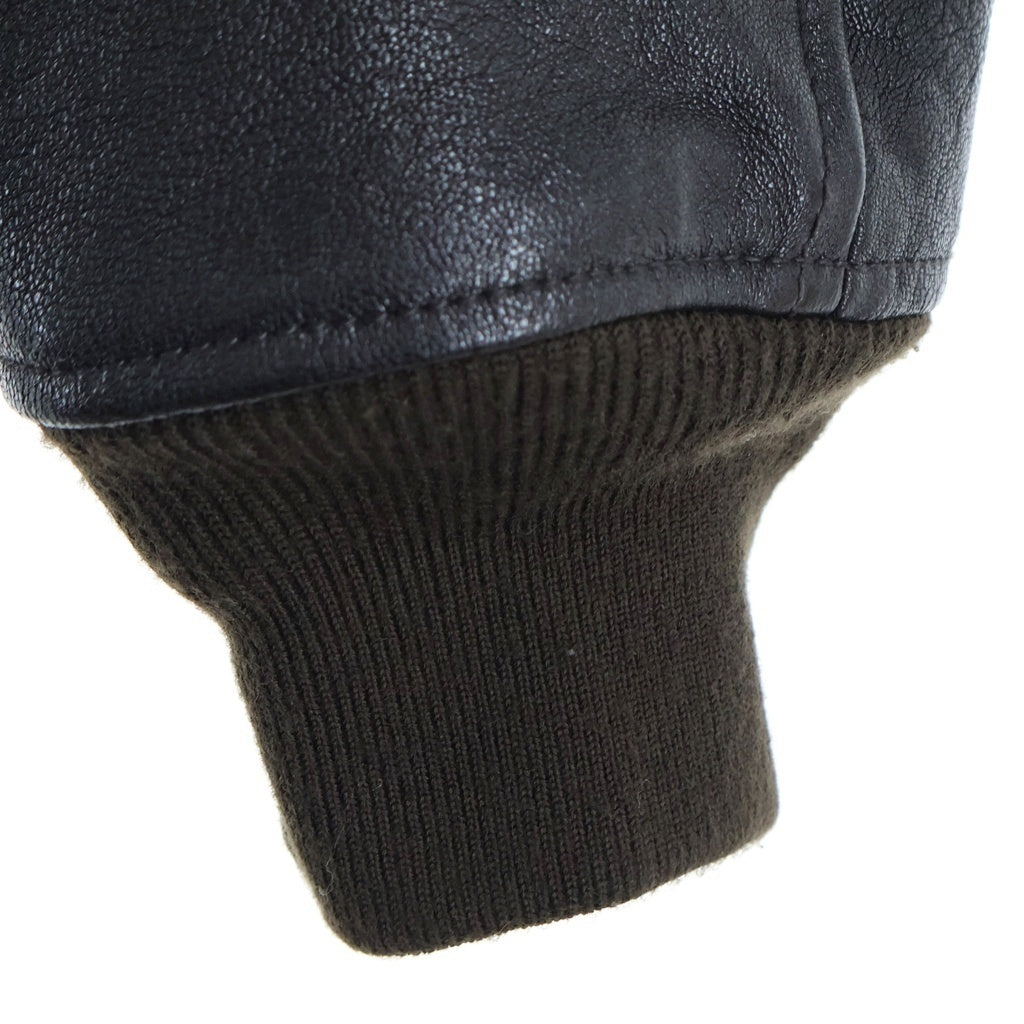 AVIREX(アヴィレックス) TOP GUN トップガン ワッペン付 ジップアップ シープレザー フライトジャケット ブラウン 783-4950011