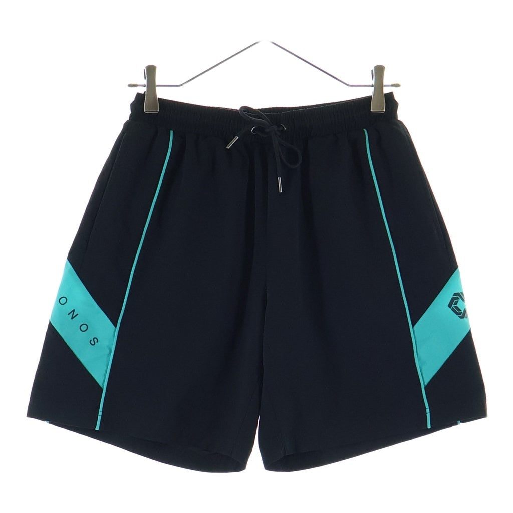 NO BRAND(ノーブランド) CRONOS(クロノス) SWITCH COOL TOUCH SHORTS ドローストリング ハーフパンツ ショーツ ブラック C05-HP-2615ST