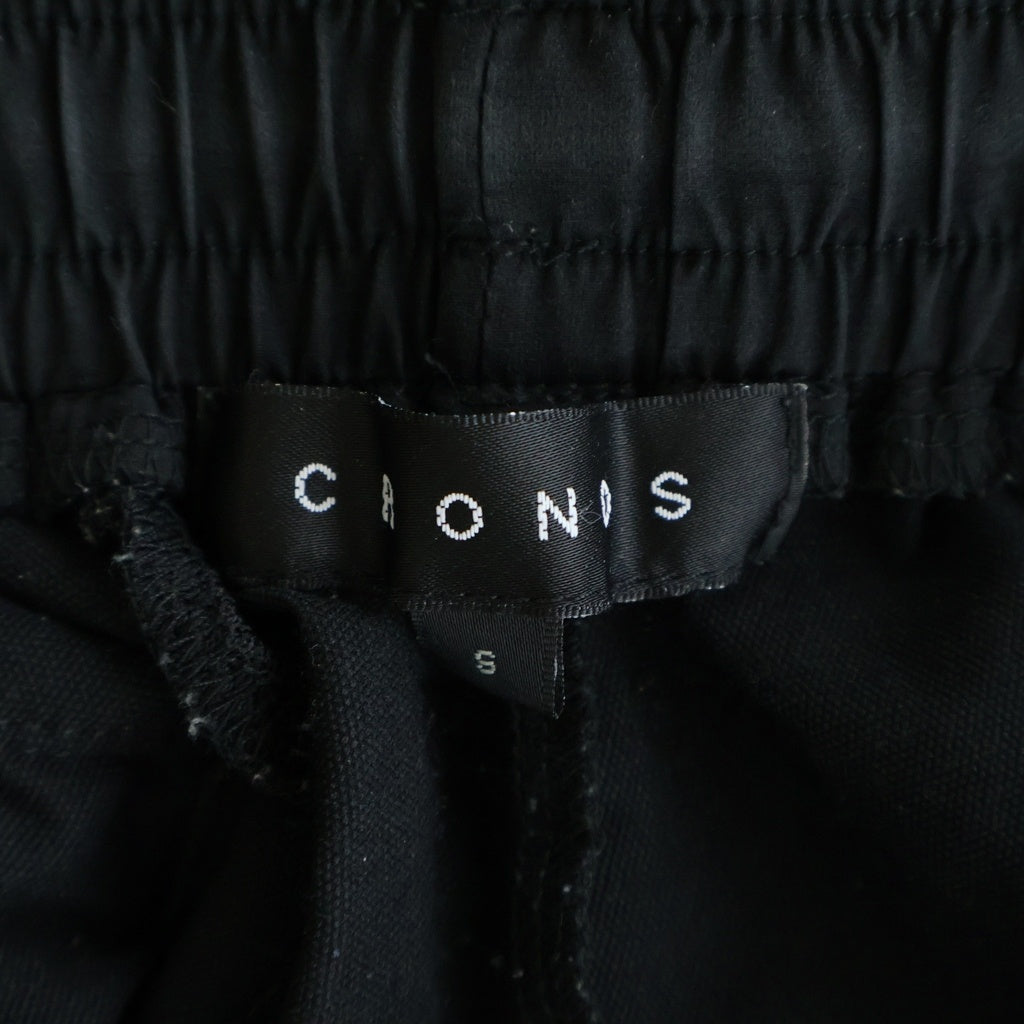 NO BRAND(ノーブランド) CRONOS(クロノス) SWITCH COOL TOUCH SHORTS ドローストリング ハーフパンツ ショーツ ブラック C05-HP-2615ST