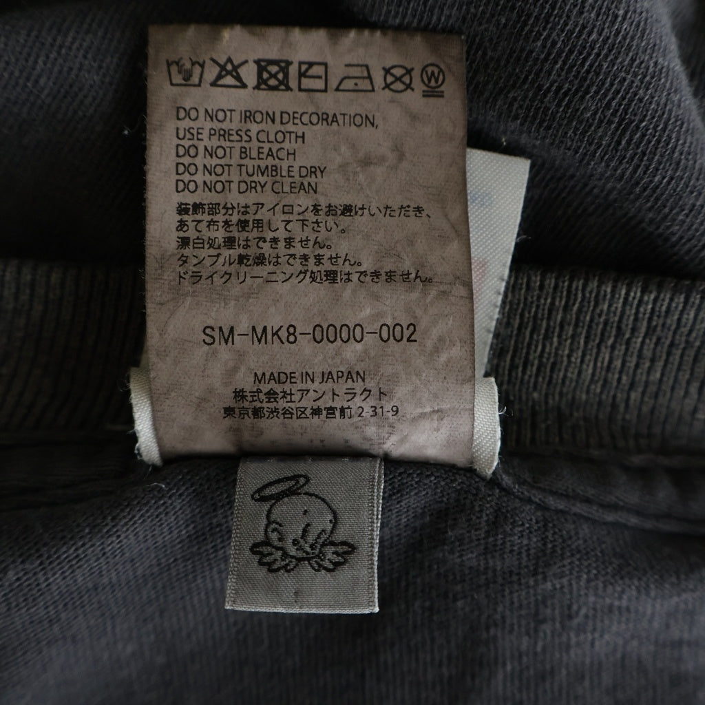 SAINT MICHAEL(セントマイケル) 26SS JESUS SS T-SHIRT ジーザス 両面プリント クルーネック半袖Tシャツ カットソー ブラック SM-MK8-0000-002