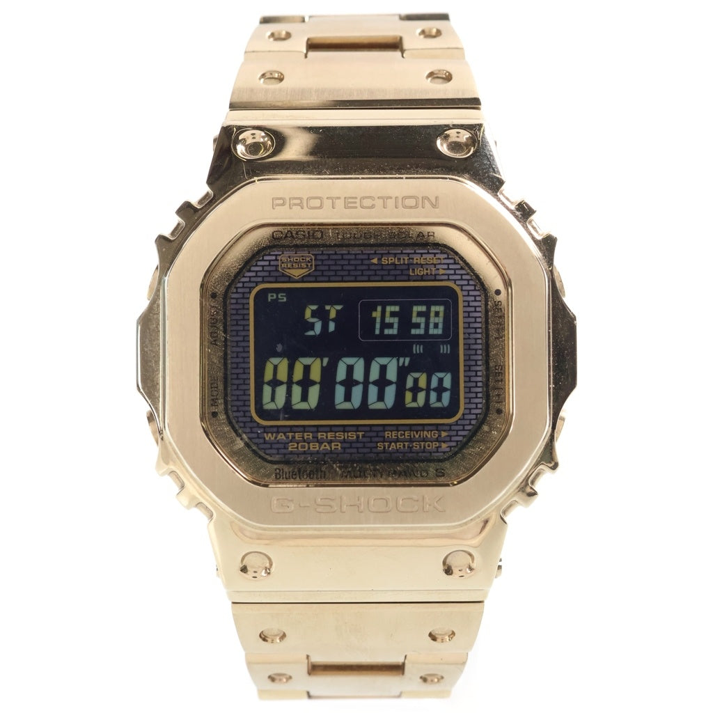 CASIO G-SHOCK(カシオ ジーショック) 黒文字盤 腕時計 ウォッチ ゴールド GMW-B5000GD-9JF