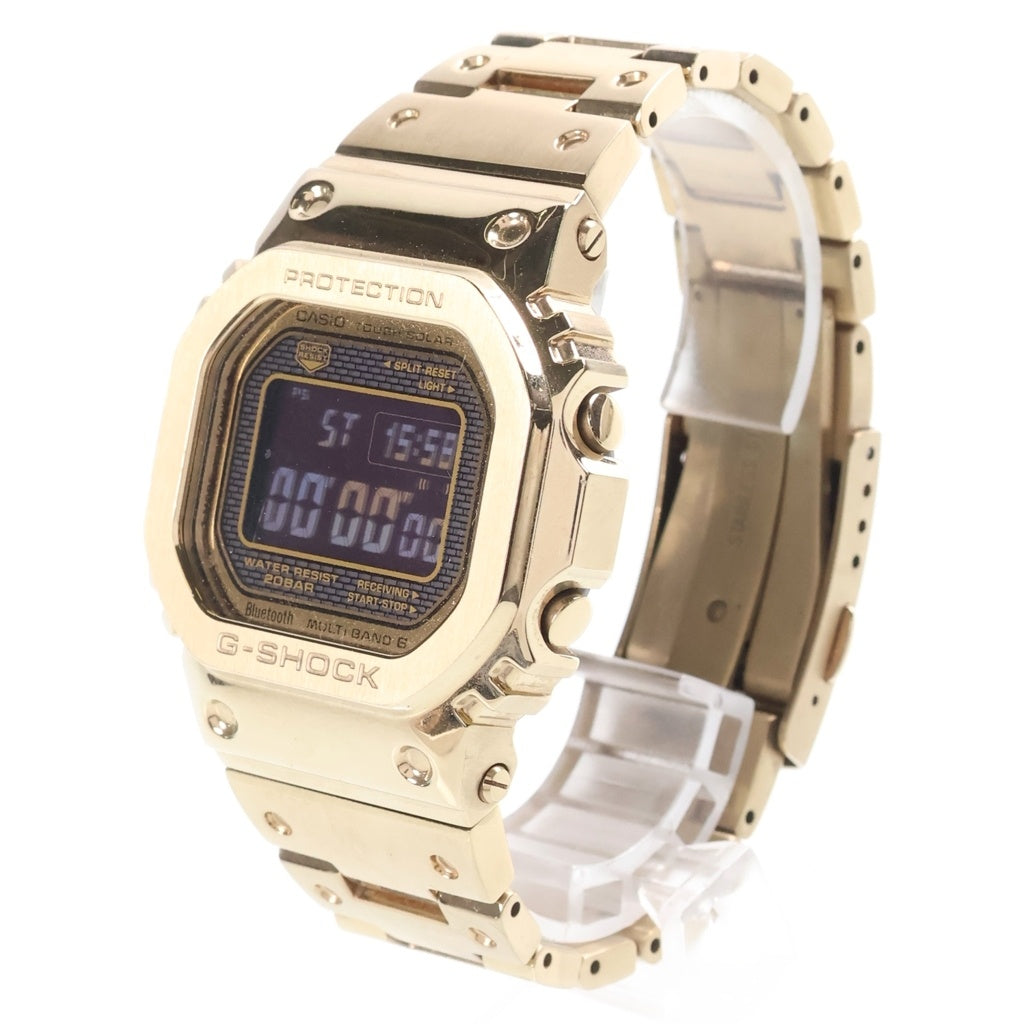 CASIO G-SHOCK(カシオ ジーショック) 黒文字盤 腕時計 ウォッチ ゴールド GMW-B5000GD-9JF