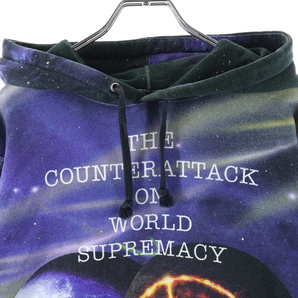 SUPREME(シュプリーム) 18SS UNDERCOVER Public Enemy The Counterattack on World Supremacy Hooded Sweatshirt アンダーカバー × パブリックエネミー プルオーバー スウェットパーカー