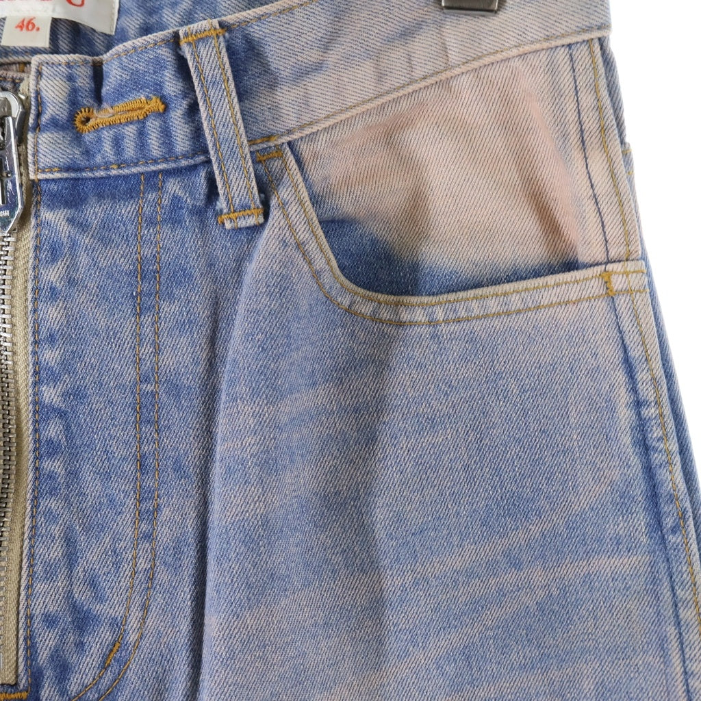 MASU(エムエーエスユー) 24SS MASUBOYS BAGGY JEANS エムエーエスユーボーイズ バギー デニムパンツ ブルー/ピンク MBSS-PT0424