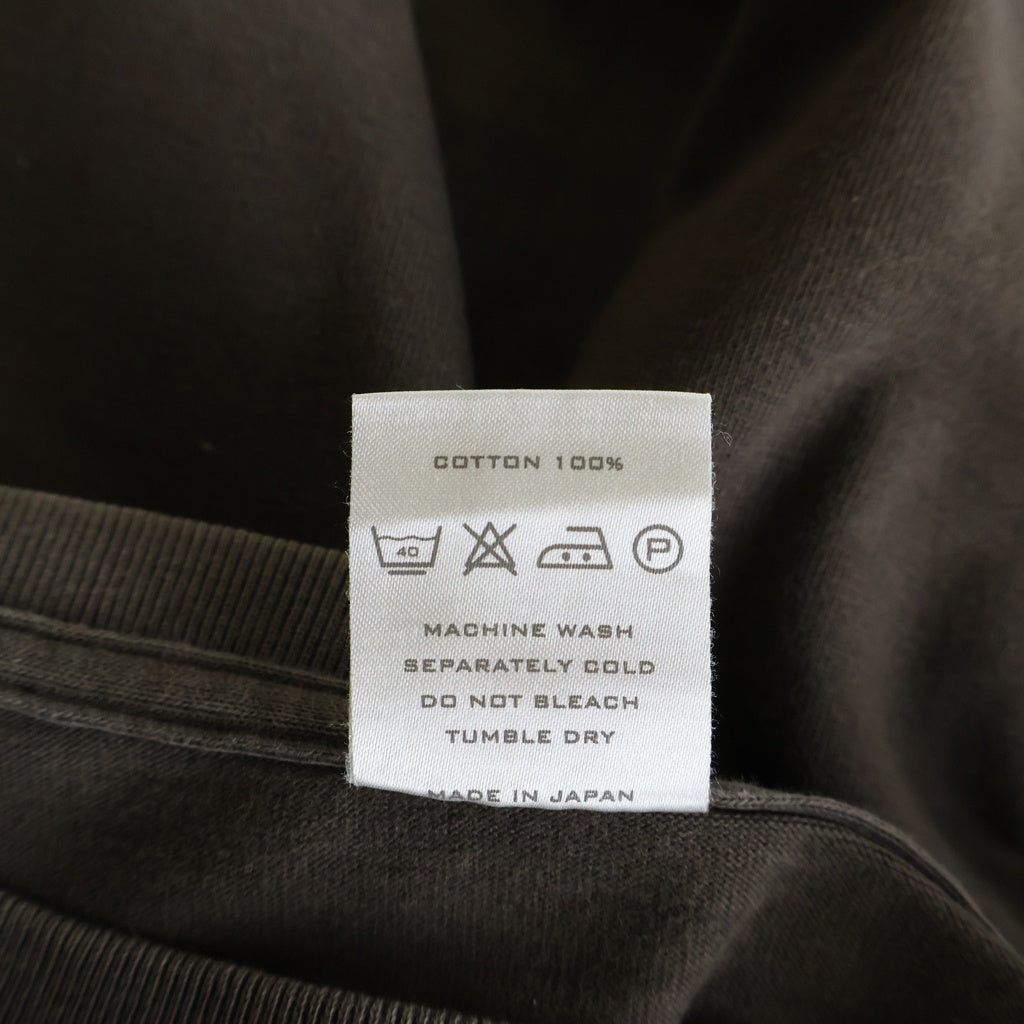 NUMBER (N)INE(ナンバーナイン) 01SS タイム期 Archive CIGARETTES! アーカイブ フロントポケット クルーネック半袖Tシャツ カットソー チャコール/ピンク