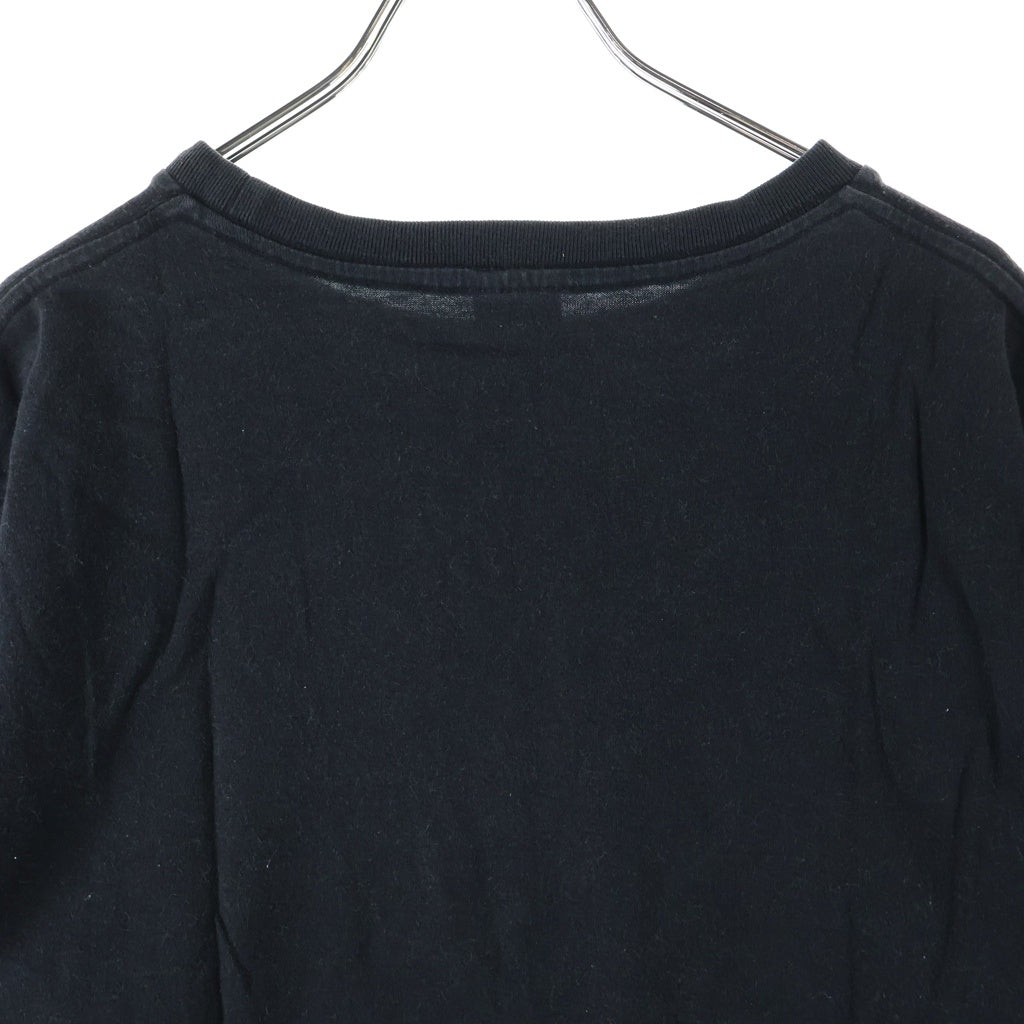 NUMBER (N)INE(ナンバーナイン) 03SS-AW カート期 ROCK N ROLL ロックンロール フロントプリント クルーネック半袖Tシャツ カットソー ブラック