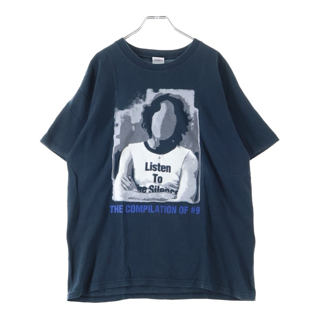 NUMBER (N)INE(ナンバーナイン) 00S 宮下期 名古屋限定 ANVILボディ 両面プリント クルーネック半袖Tシャツ カットソー ブラック