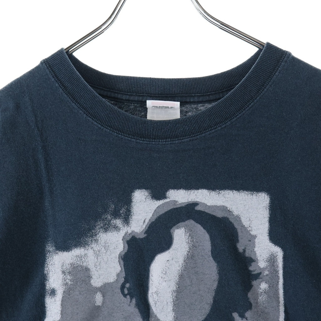 NUMBER (N)INE(ナンバーナイン) 00S 宮下期 名古屋限定 ANVILボディ 両面プリント クルーネック半袖Tシャツ カットソー ブラック
