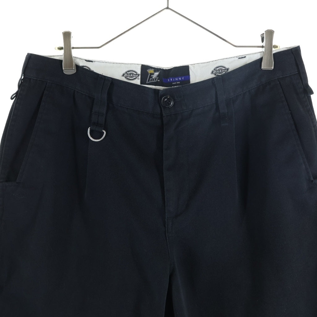 Dickies(ディッキーズ) ×FAT TUFFIES ファット タフィーズ テーパードチノパンツ ブラック F32010-PN01-AB