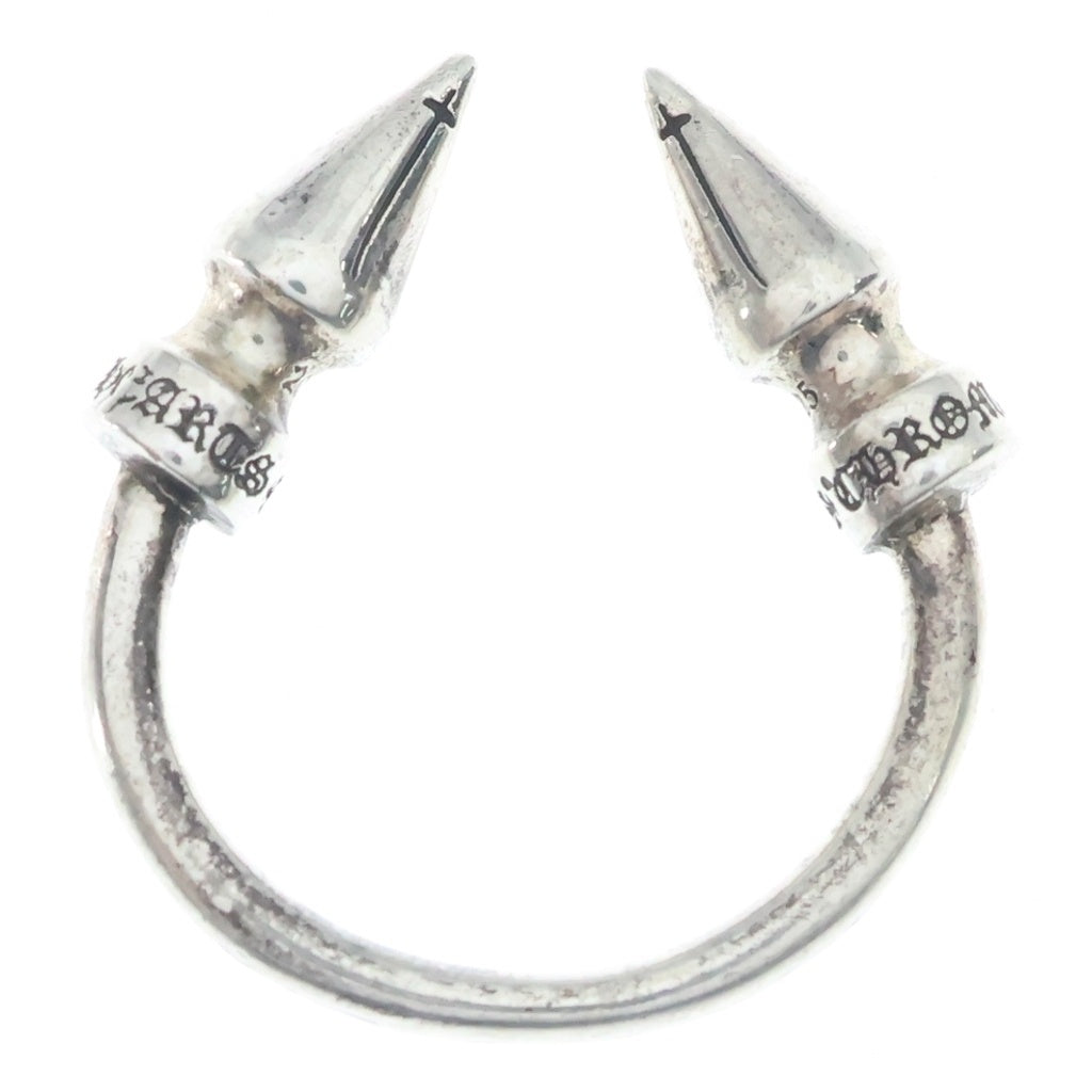 CHROME HEARTS(クロムハーツ) DBL SPIKE RING ダブル スパイク リング シルバー