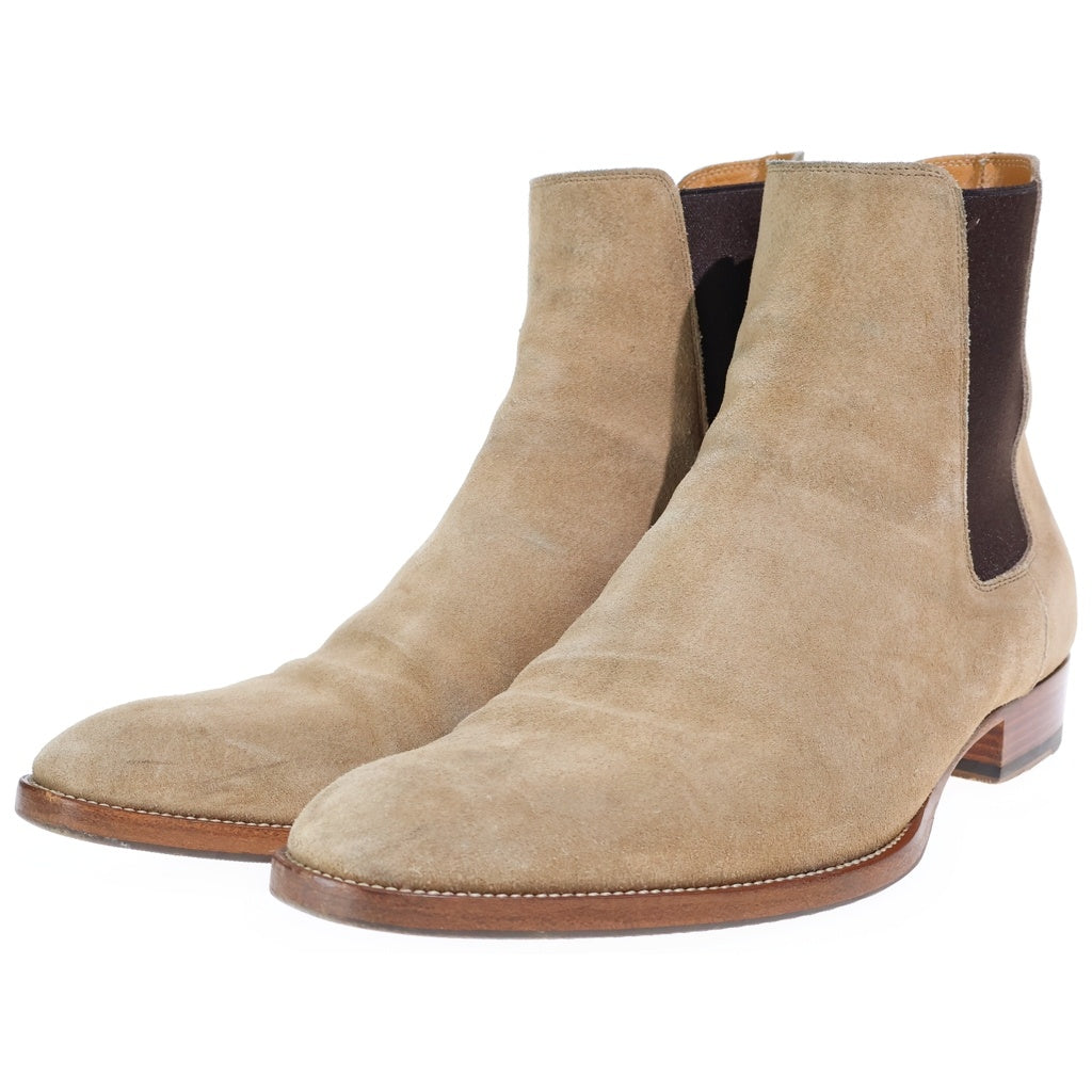 SAINT LAURENT PARIS(サンローランパリ) Chelsea Boots クラシック エディ30 チェルシーブーツ ハイカット サイドゴアブーツ シューズ ブラウン 443208
