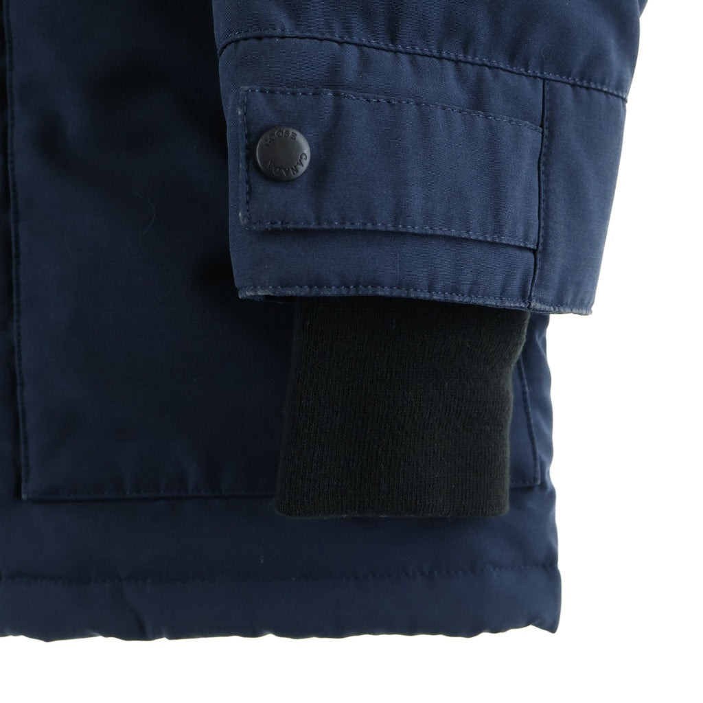 CANADA GOOSE(カナダグース) EMORY PARKA エモリーパーカー ジップップ ナイロンダウンジャケット ネイビー 2580M