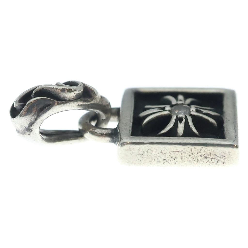 CHROME HEARTS(クロムハーツ) FRAMED CH PLUS 1DIA フレームドCHプラス 1ダイヤ チャーム ペンダントトップ シルバー レディース