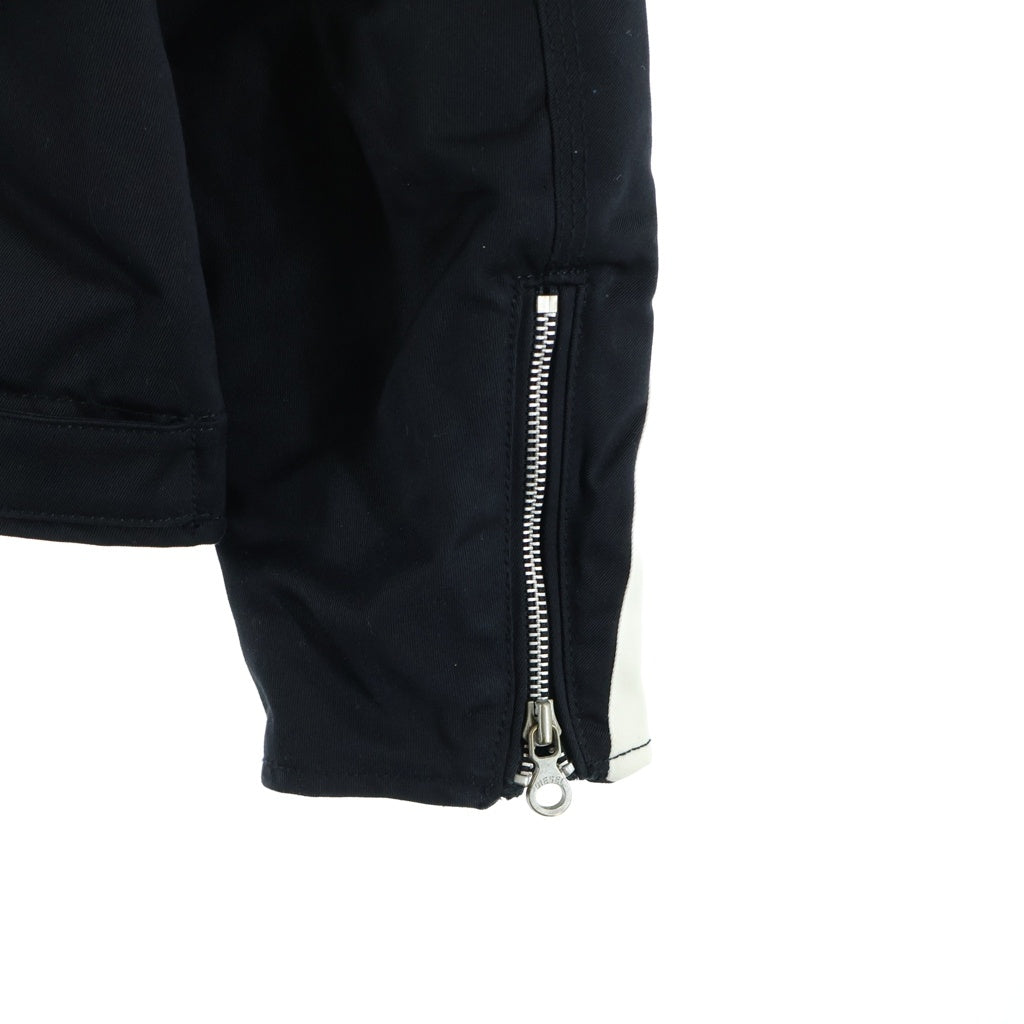 DIESEL(ディーゼル) J-BECK ジェイベック サイドライン ジップアップ レーシングジャケット ブラック A10486