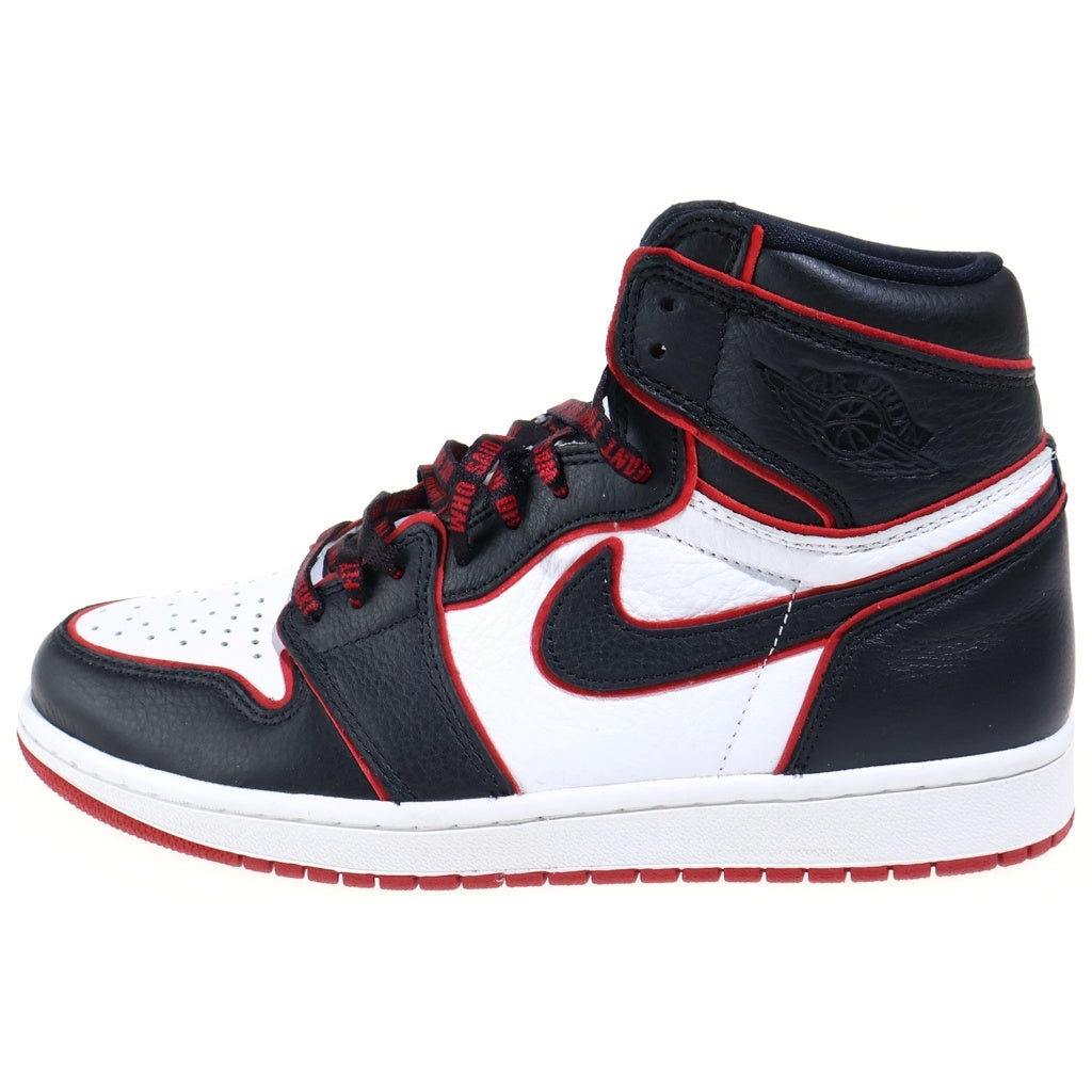 NIKE(ナイキ) AIR JORDAN 1 RETRO HIGH BLOOD LINE ナイキ エアジョーダン1 レトロ ハイ OG ブラッドライン ハイカットスニーカー ブラック/レッド US9/27cm 555088-062