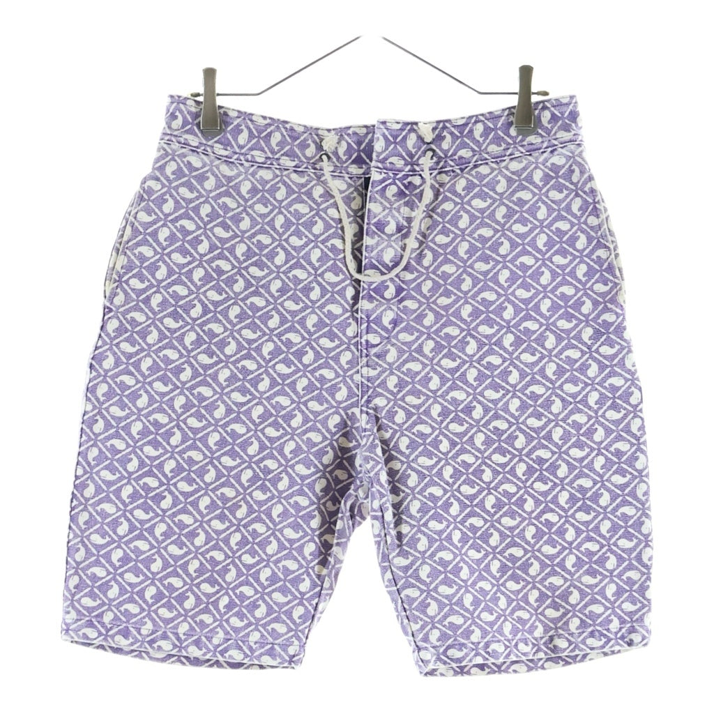 VINTAGE(ヴィンテージ) 90S reyn spooner レインスプーナー 総柄 コットン ハーフパンツ パープル