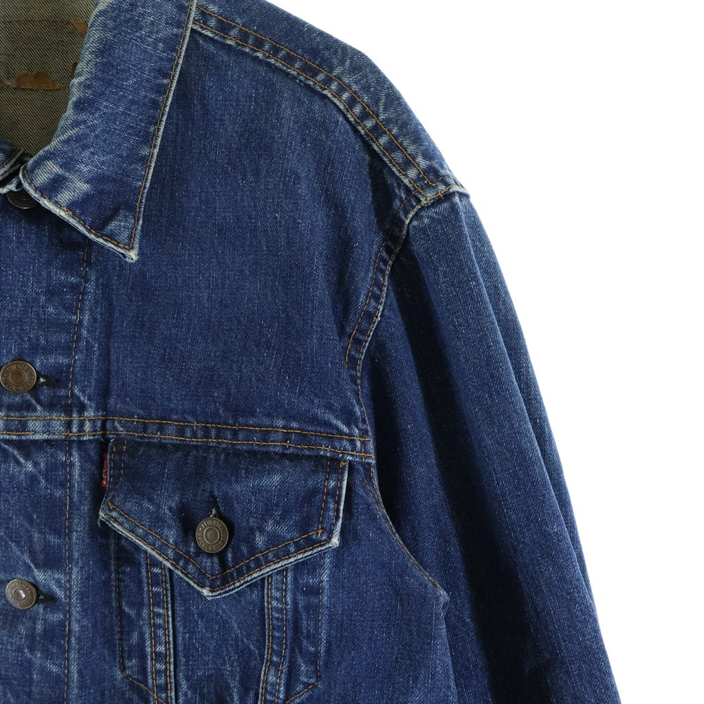 Levi's(リーバイス) 70S VINTAGE 4th DENIM TRUCKR JACKET ボタン裏525 ビッグE 両面タブ デニムトラッカージャケット インディゴ 70505