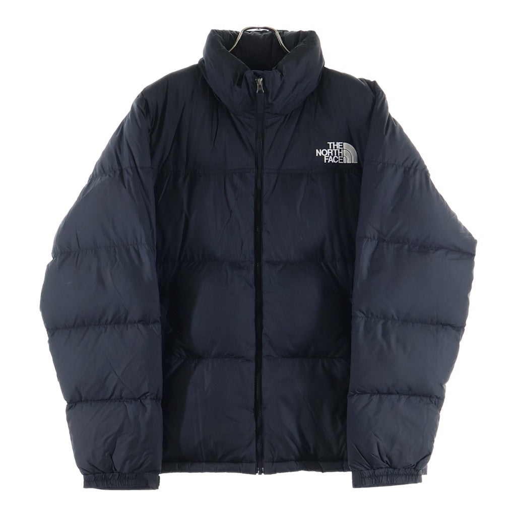 THE NORTH FACE(ザノースフェイス) NUPTSE JACKET ヌプシ ロゴエンブロイダリー ジップアップ ダウンジャケット ブラック ND92335