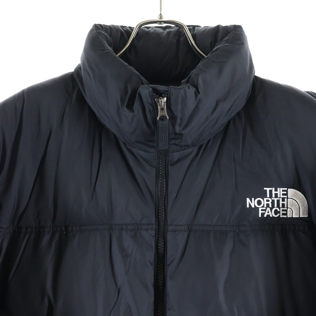 THE NORTH FACE(ザノースフェイス) NUPTSE JACKET ヌプシ ロゴエンブロイダリー ジップアップ ダウンジャケット ブラック ND92335
