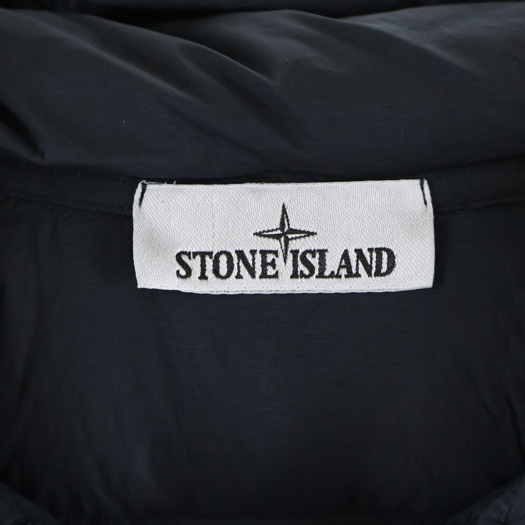 STONE ISLAND(ストーンアイランド) SEAMLESS TUNNEL NYLON DOWN JACKET シームレス トンネル フーディー ナイロン ダウンジャケット ブラック K2S154100040S0028