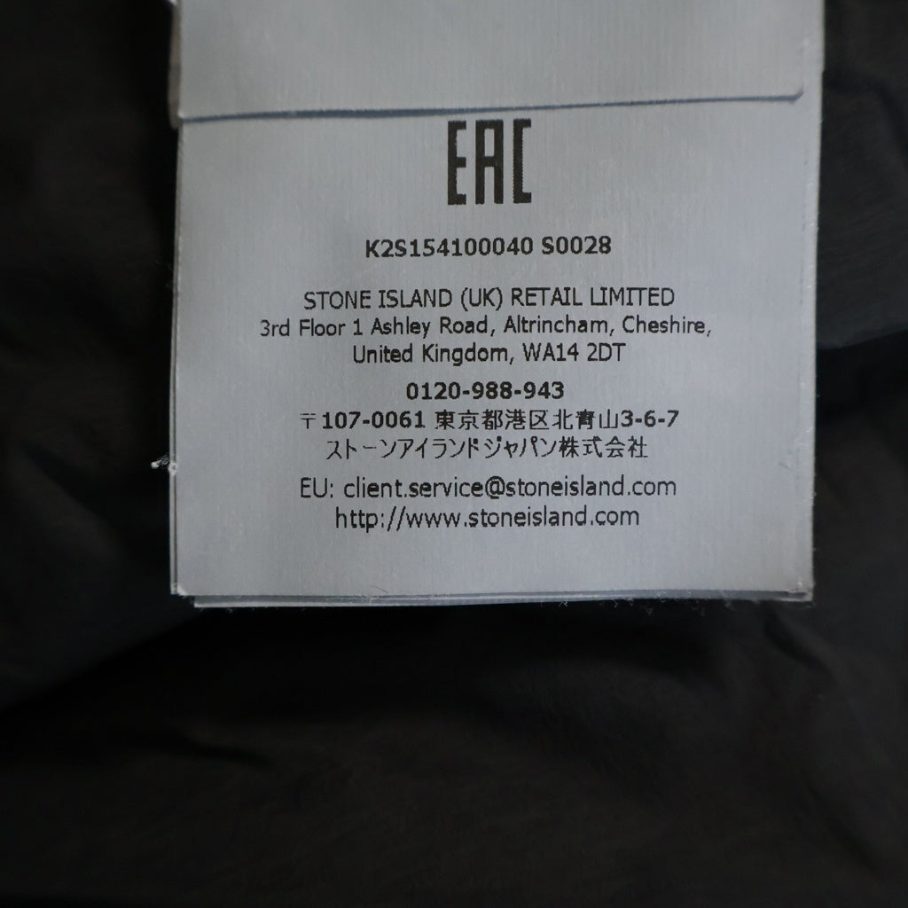 STONE ISLAND(ストーンアイランド) SEAMLESS TUNNEL NYLON DOWN JACKET シームレス トンネル フーディー ナイロン ダウンジャケット ブラック K2S154100040S0028
