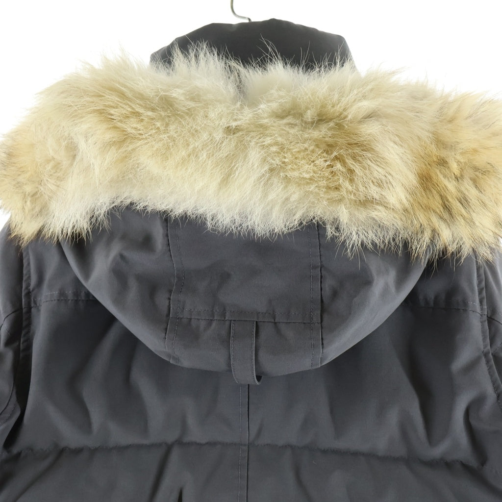 CANADA GOOSE(カナダグース) WYNDHAM PARKA ウィンダムパーカ ファー付き フーディー ダウンジャケット グレー 3808MA