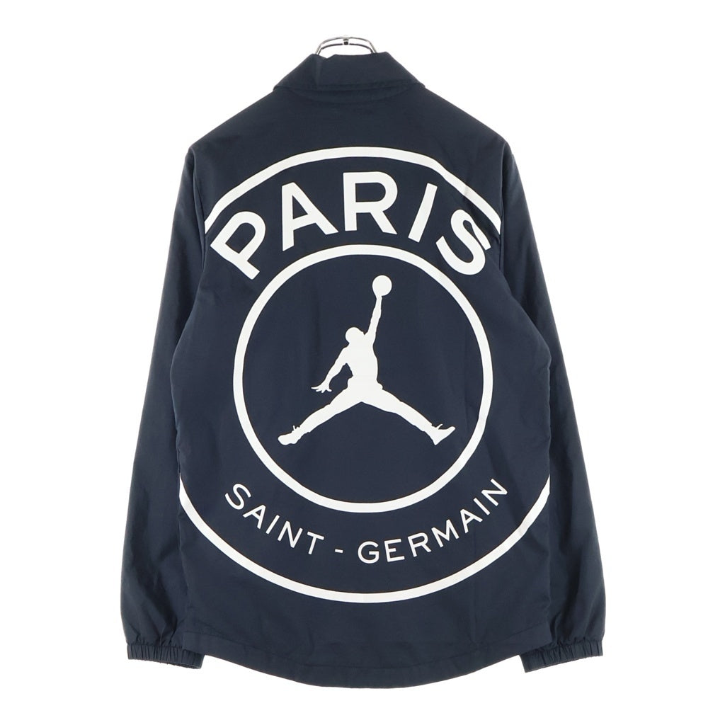 JORDAN BRAND(ジョーダンブランド) COACH JACKET BQ4213-010 フロントプリント ナイロン コーチジャケット ブラック/レッド