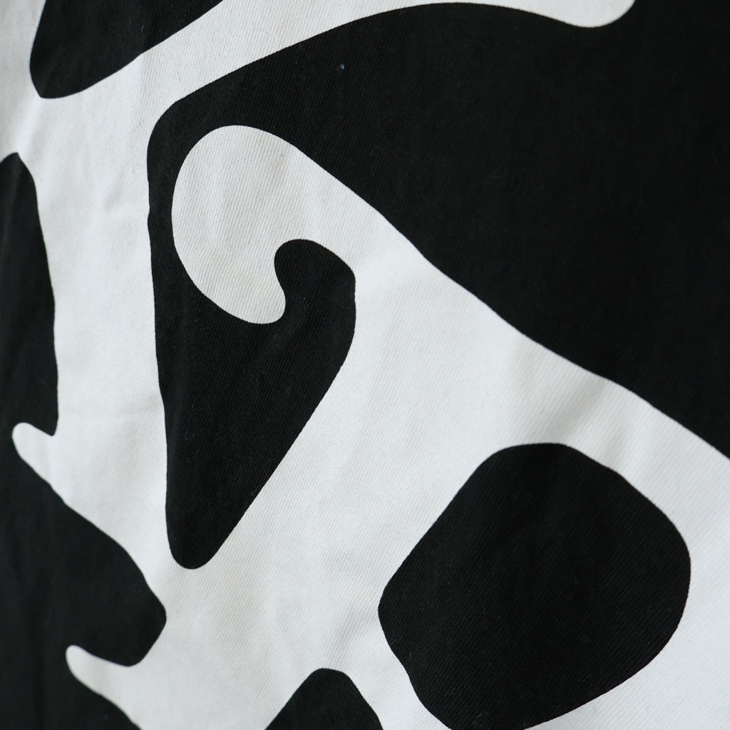 KENZO(ケンゾー) 24SS By VERDY Oversized T-Shirt FE55TS1414SY ベルディ フロントプリント オーバーサイズ 半袖Tシャツ カットソー ブラック